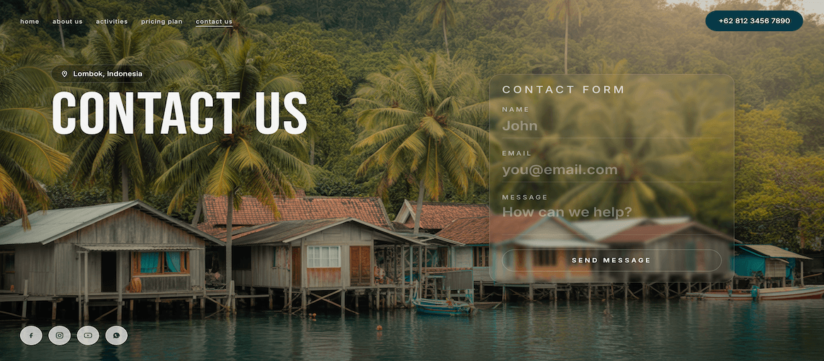 Lombok Surf School website gallery image 3